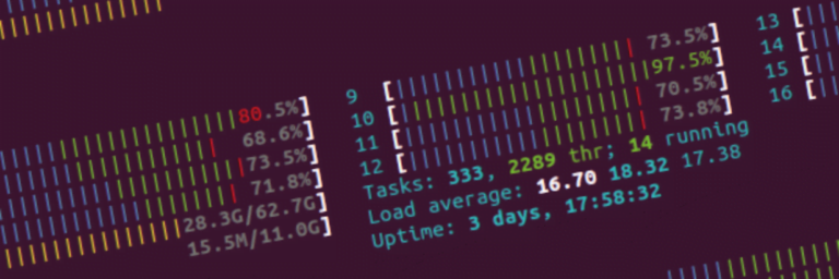 Barres de couleur dans htop – Que signifient-elles?  –