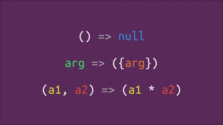 Utilisation des fonctions fléchées dans JavaScript –