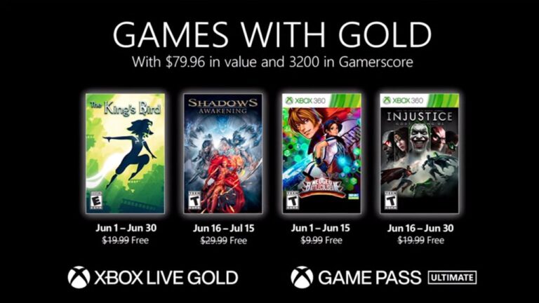 Xbox a annoncé des jeux avec de l'or en juin 2021
