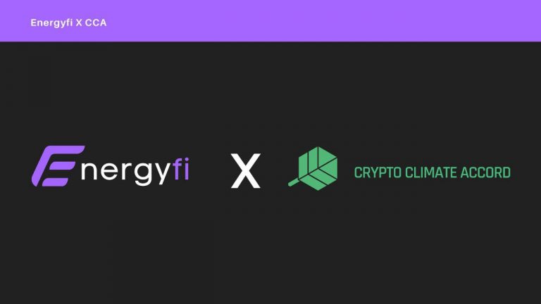 Energyfi signe officiellement le Crypto Climate Accord