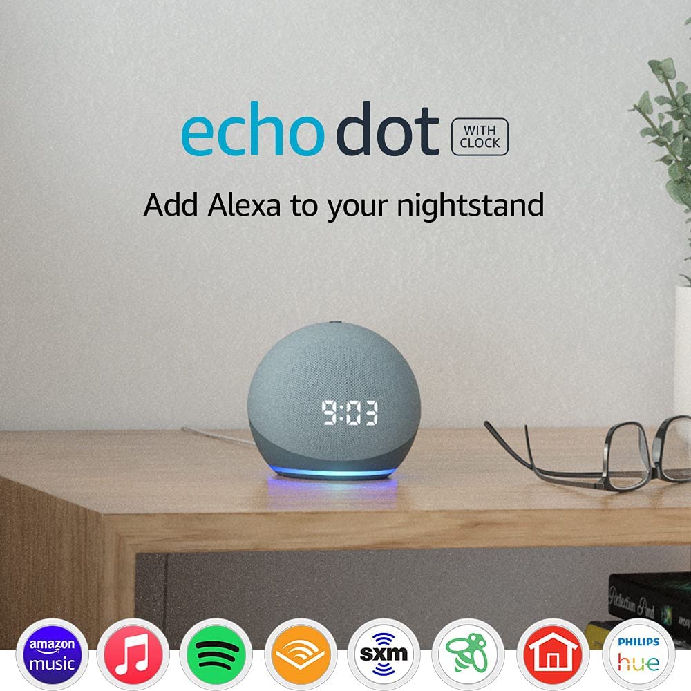 Echo dot cuarta generacion con reloj – Tienda Mobi