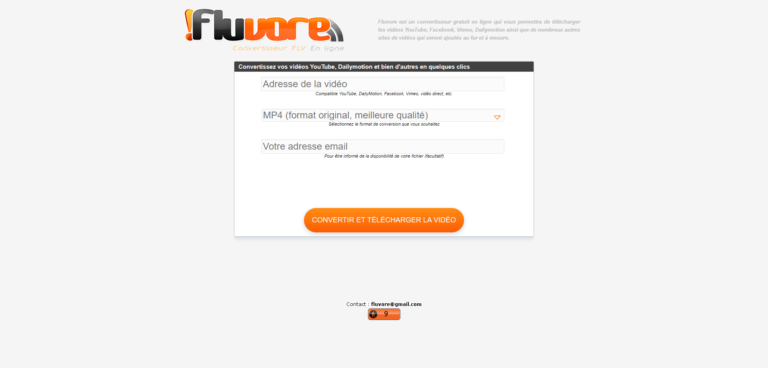 Fluvore : télécharger et convertir les vidéos YouTube