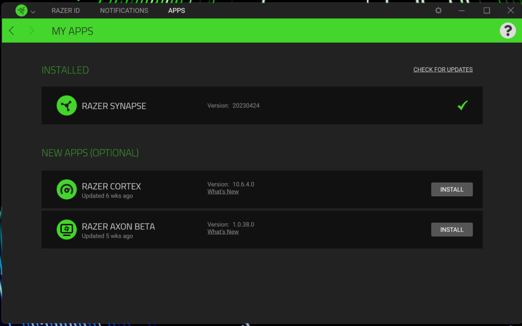 Comment installer Razer Synapse 3