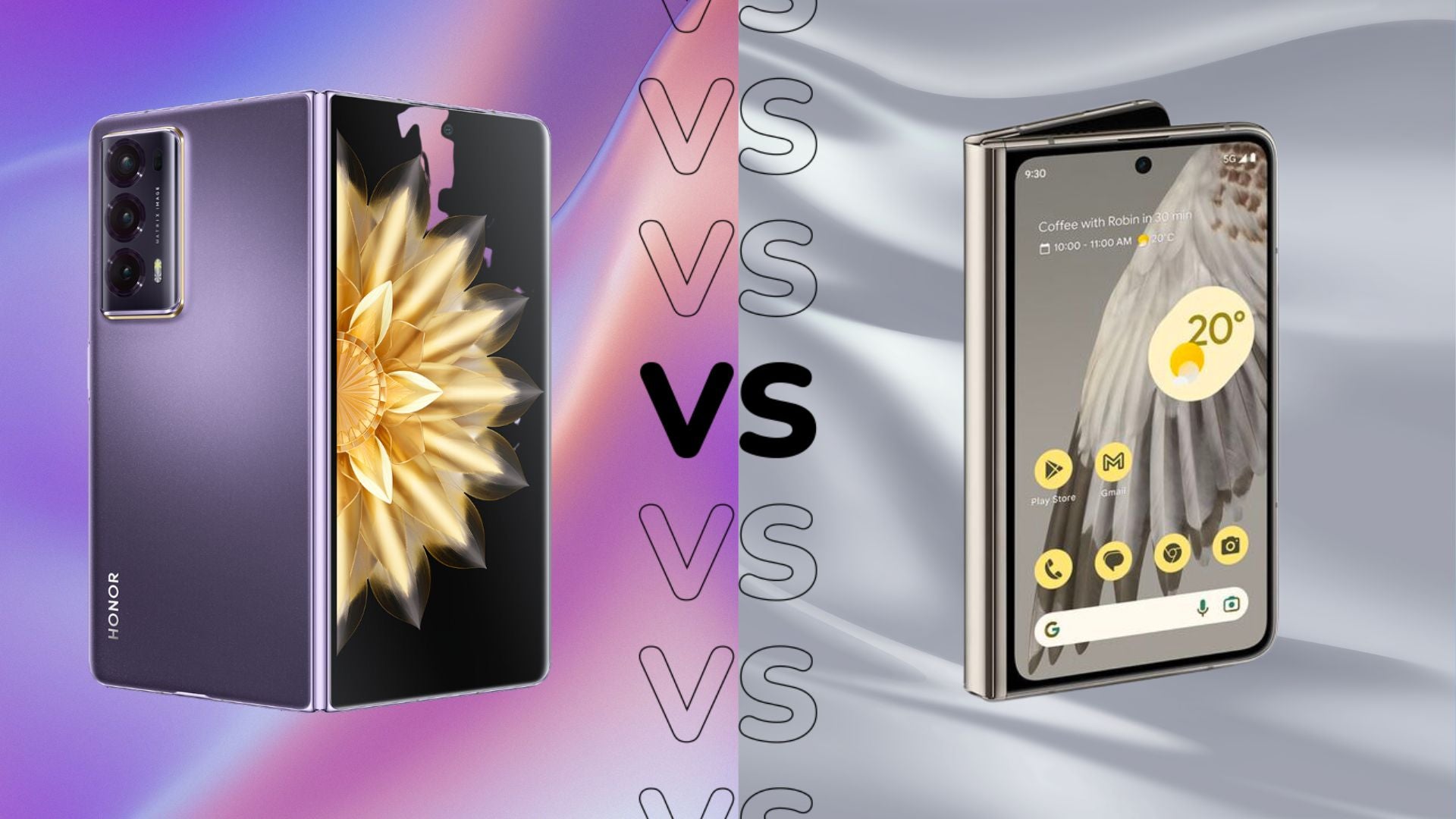 Honor Magic V2 vs Google Pixel Fold : quel pliable est le meilleur ?