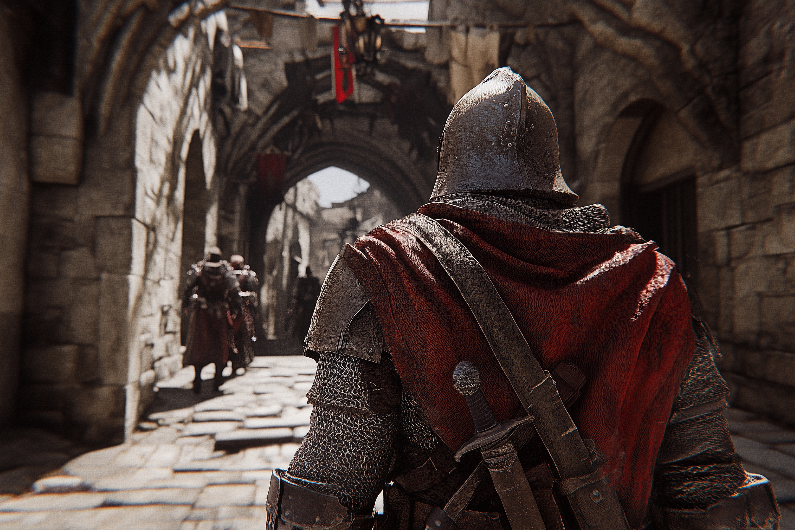 An AI-generated image of what a photoreal fantasy game could look like