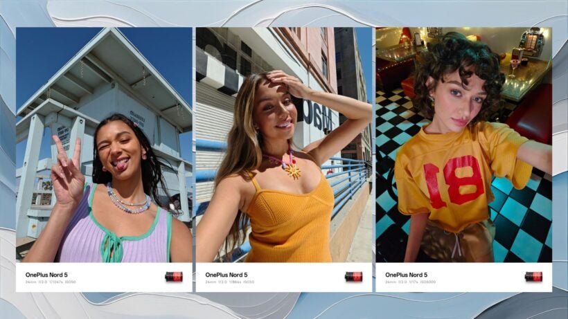 Échantillons de caméra de selfie OnePlus Nord 5