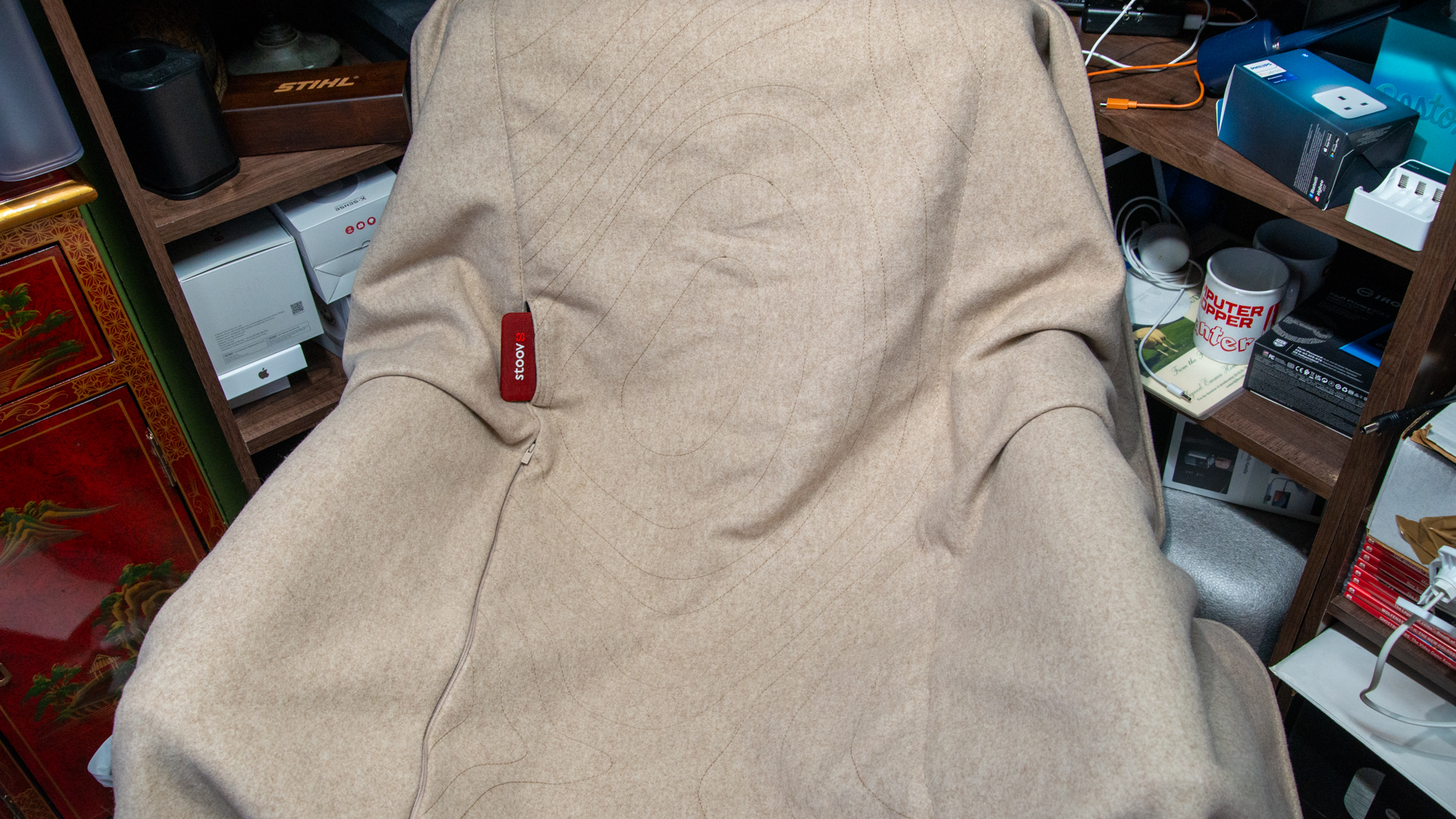 STOOV ÉNORME RÉVIVANT HUG: parfait pour les matins froids