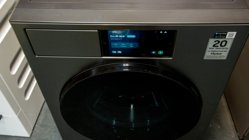 Samsung Series 9 Baspoke Ai Washing Machine WF90F09C4SU1 Héros