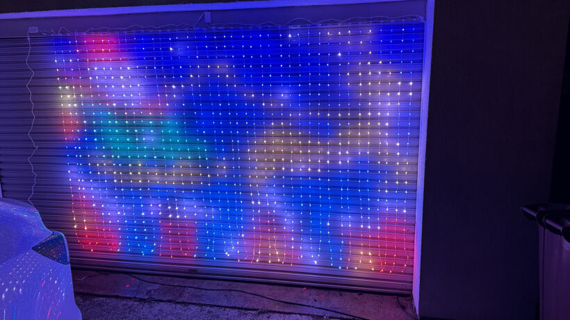 Govee Curtain Lights 2 Santa