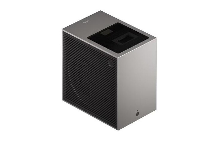 LG CineBeam S sur fond blanc