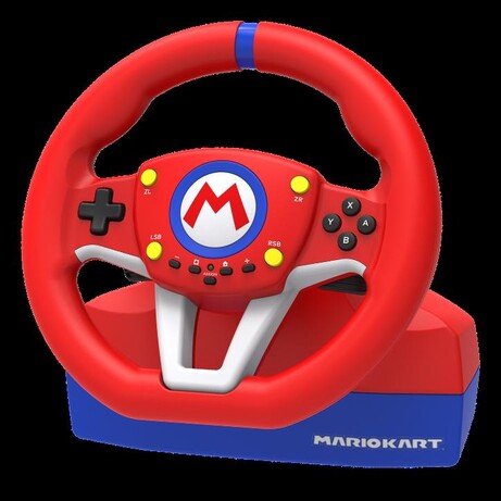 HORI Mario Kart Racing Wheel Pro Mini sur fond noir