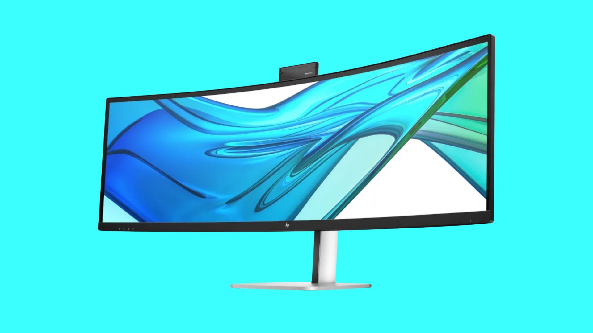 Le moniteur de conférence de 49 pouces de 49 pouces de HP a une webcam pop-up cachée