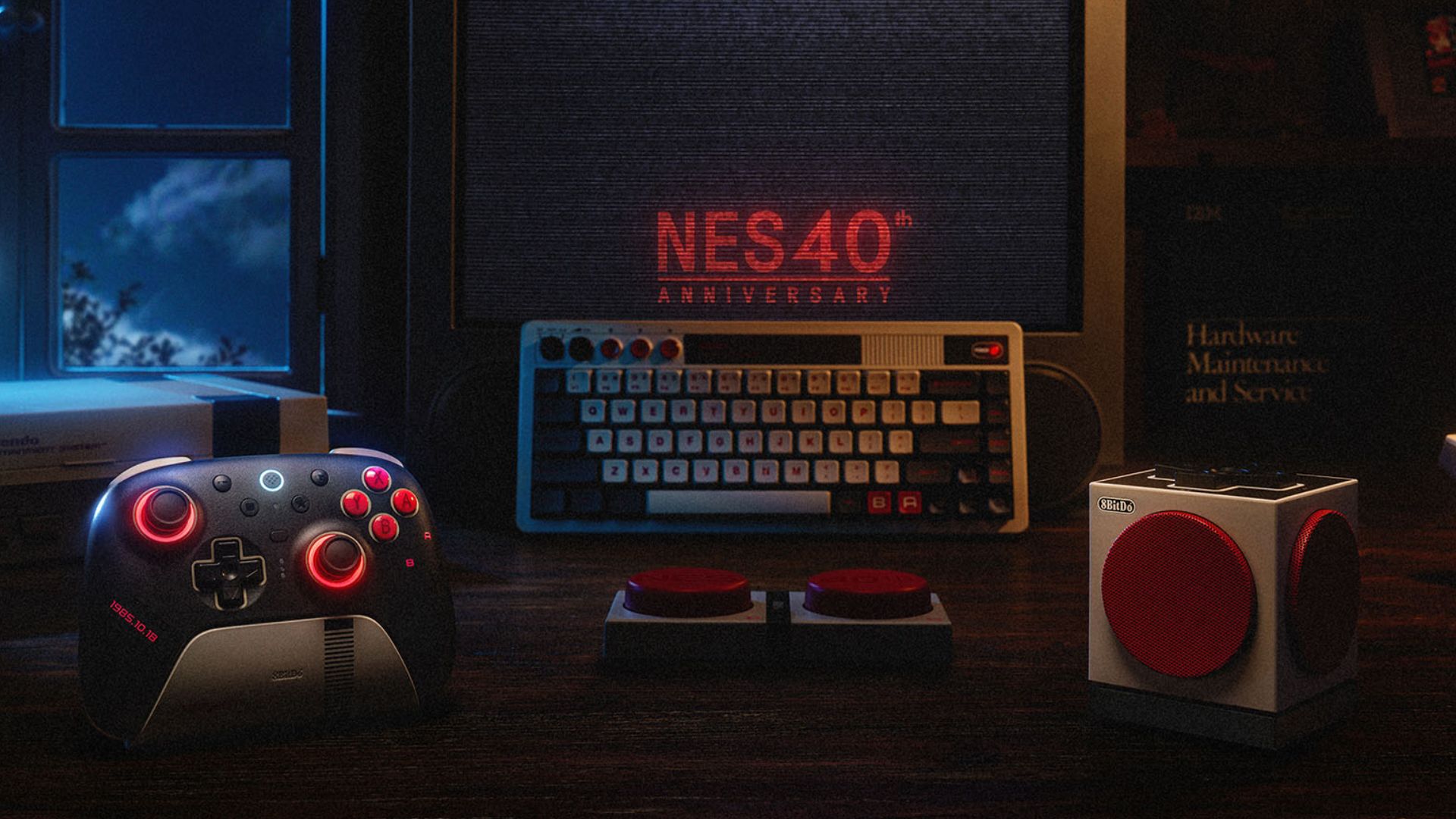 Les derniers contrôleurs d'inspiration rétro de 8BitDo célèbrent les 40 ans de la NES