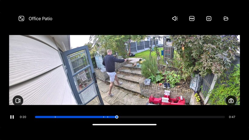 Reolink Elite Floodlight WiFi Review, exemple du jour