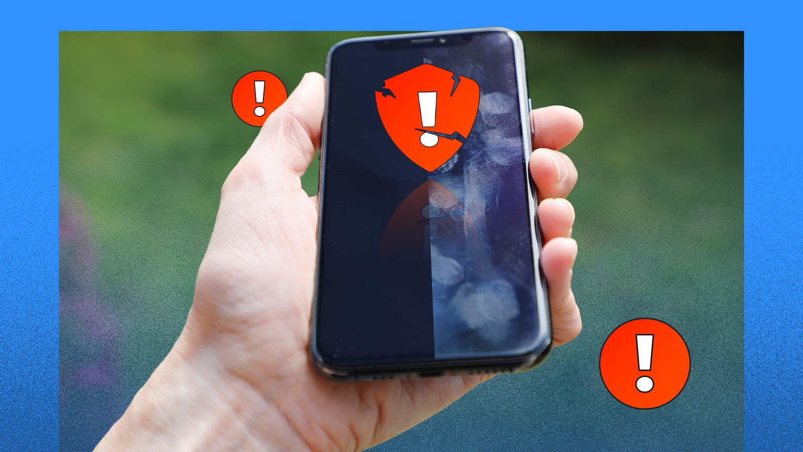 Le revêtement des empreintes digitales de votre téléphone se détruit lentement