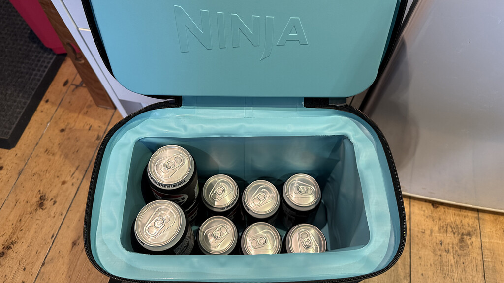Canettes Ninja FrostVault Go dans le compartiment principal