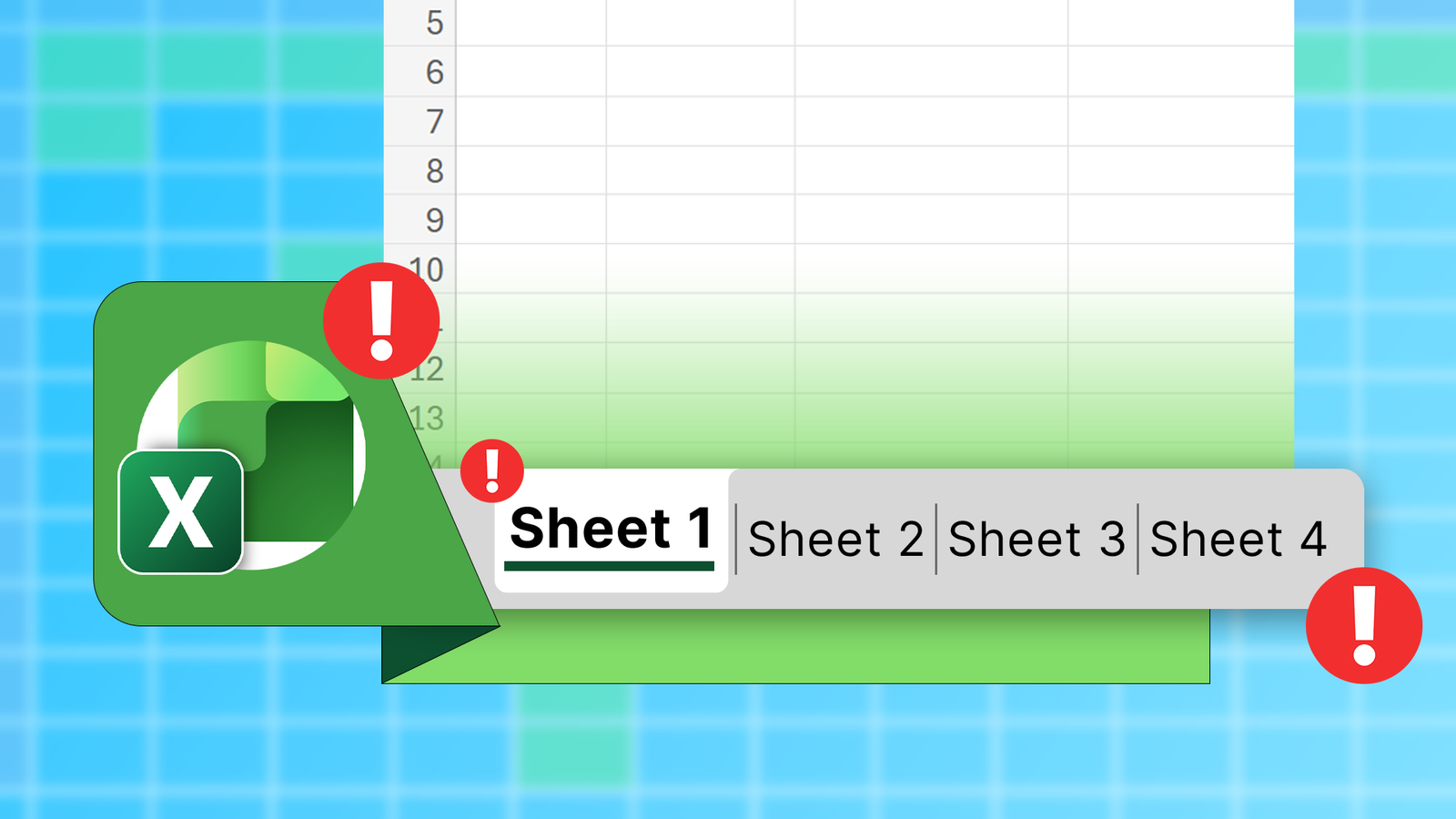 Arrêtez d'utiliser autant d'onglets dans Microsoft Excel