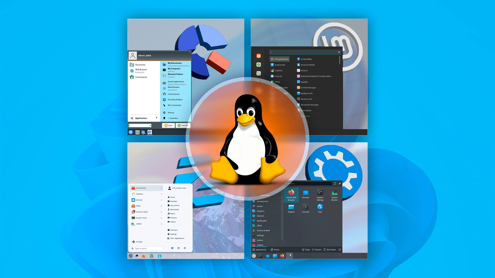 Voici comment je classe les ordinateurs de bureau Linux légers les plus populaires