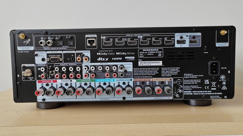 Marantz Cinema 60 face arrière