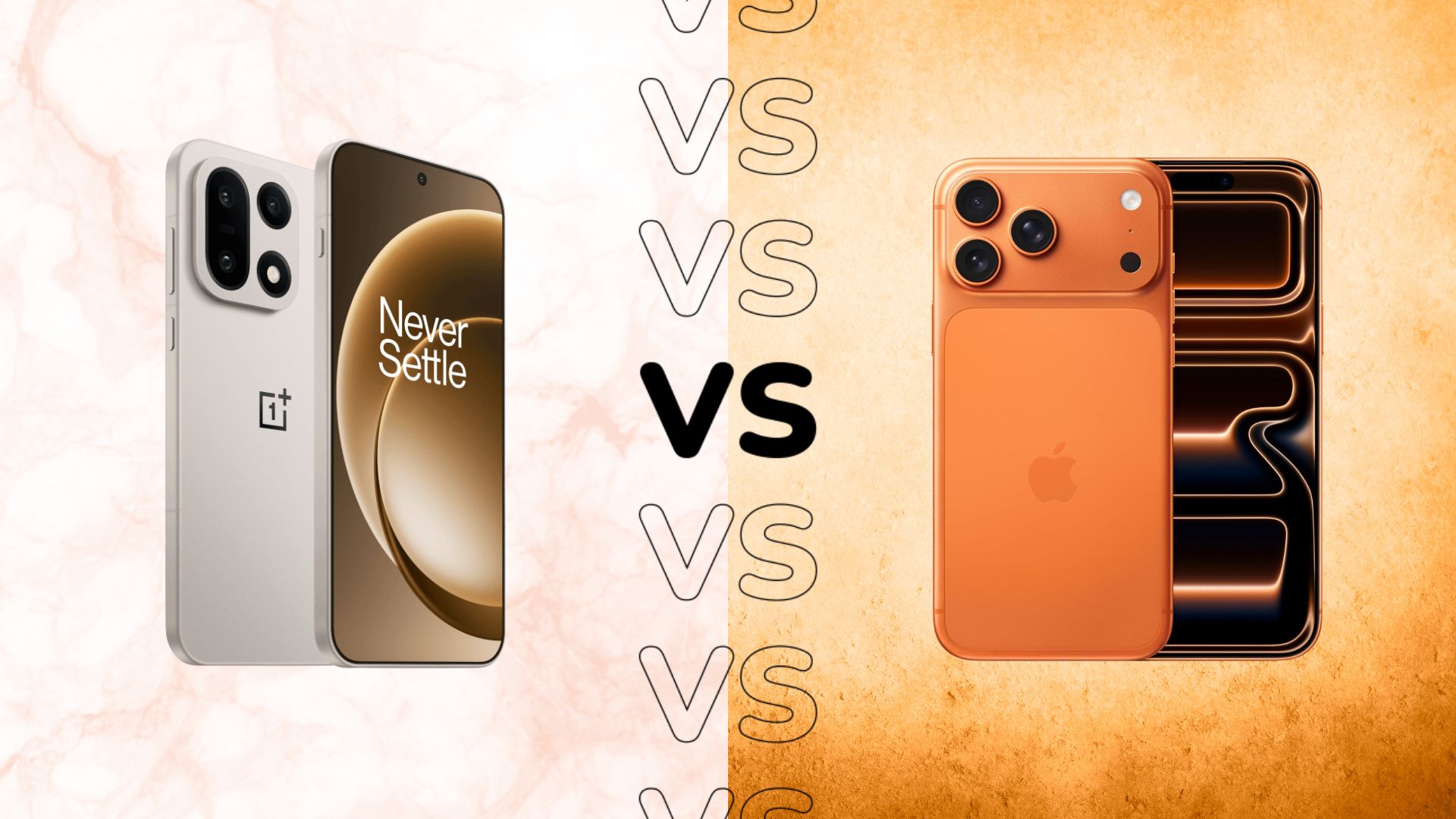 OnePlus 15 vs iPhone 17 Pro Max : Les smartphones premium comparés