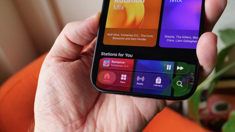 verre liquide - iphone Air