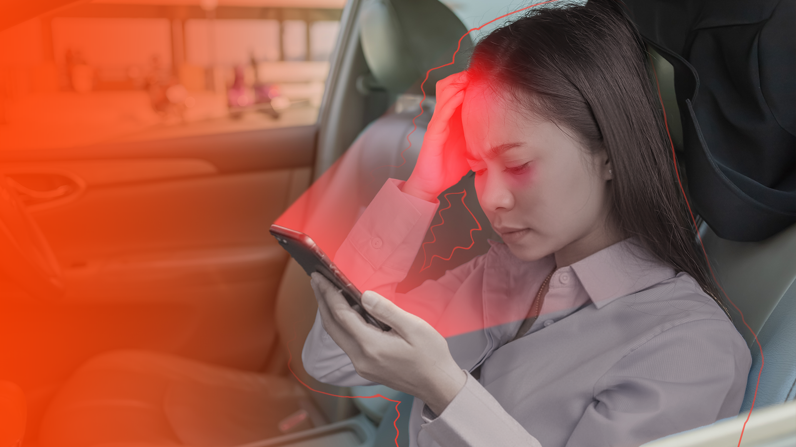 Comment arrêter de tomber malade en voiture en regardant votre téléphone