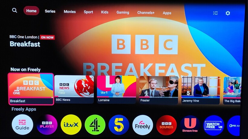 Interface de la page d'accueil de Netgem Pleio