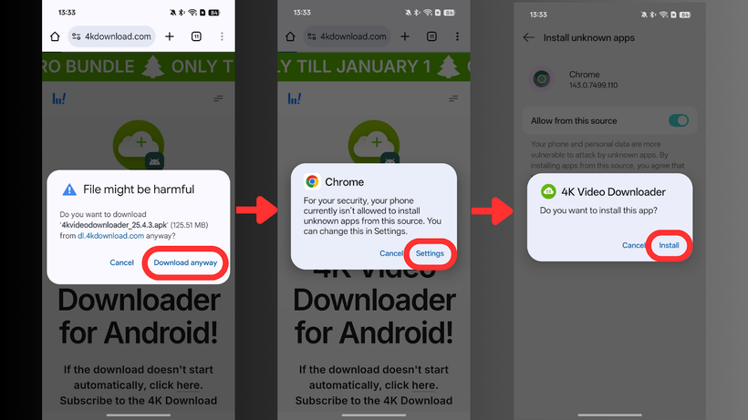 Téléchargeur vidéo 4K Plus
