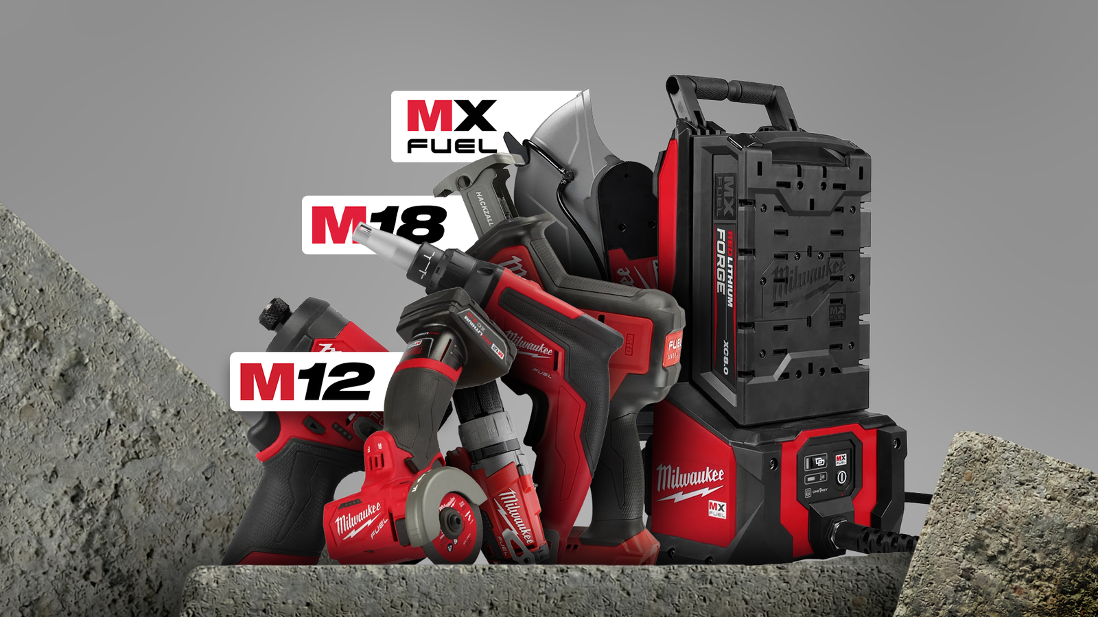 Outils Milwaukee M12, M18 et MX Fuel : expliqués