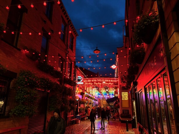 Lumières d'image de nuit iPhone Air