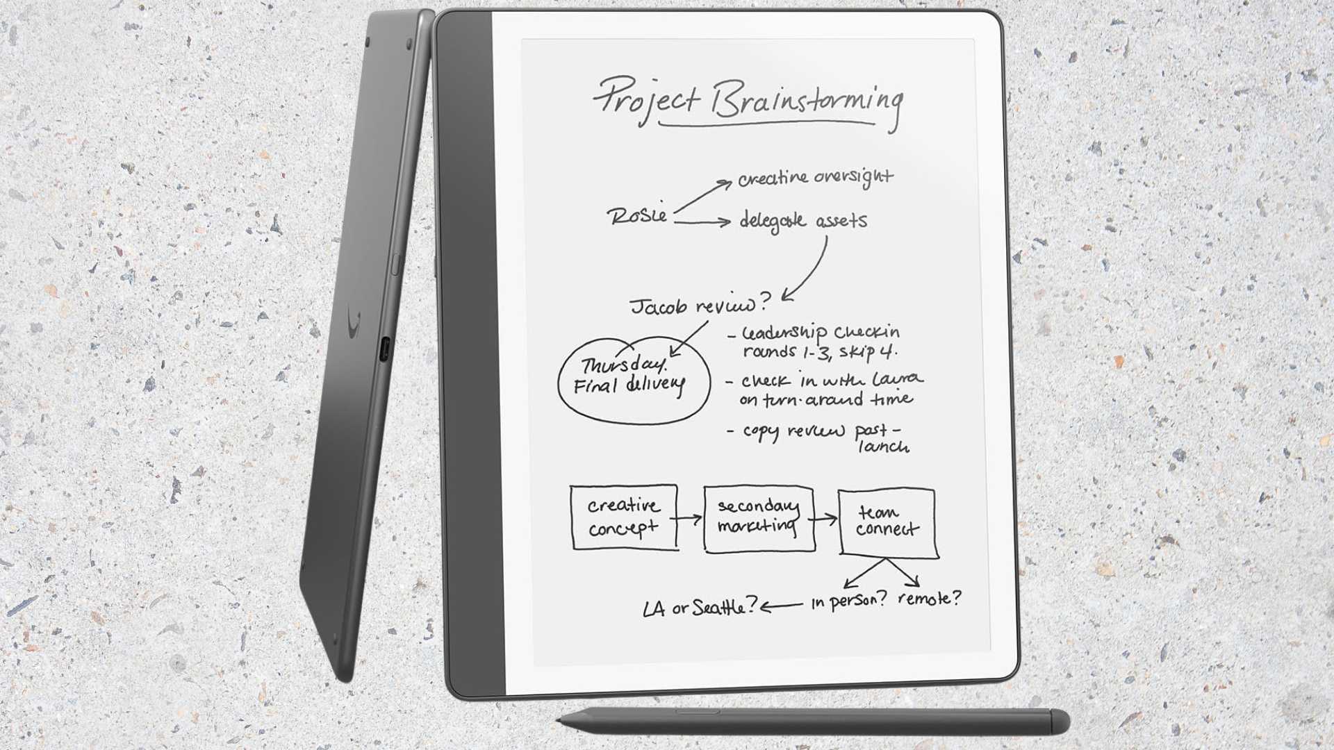 Le Kindle Scribe est revenu à son accord Black Friday