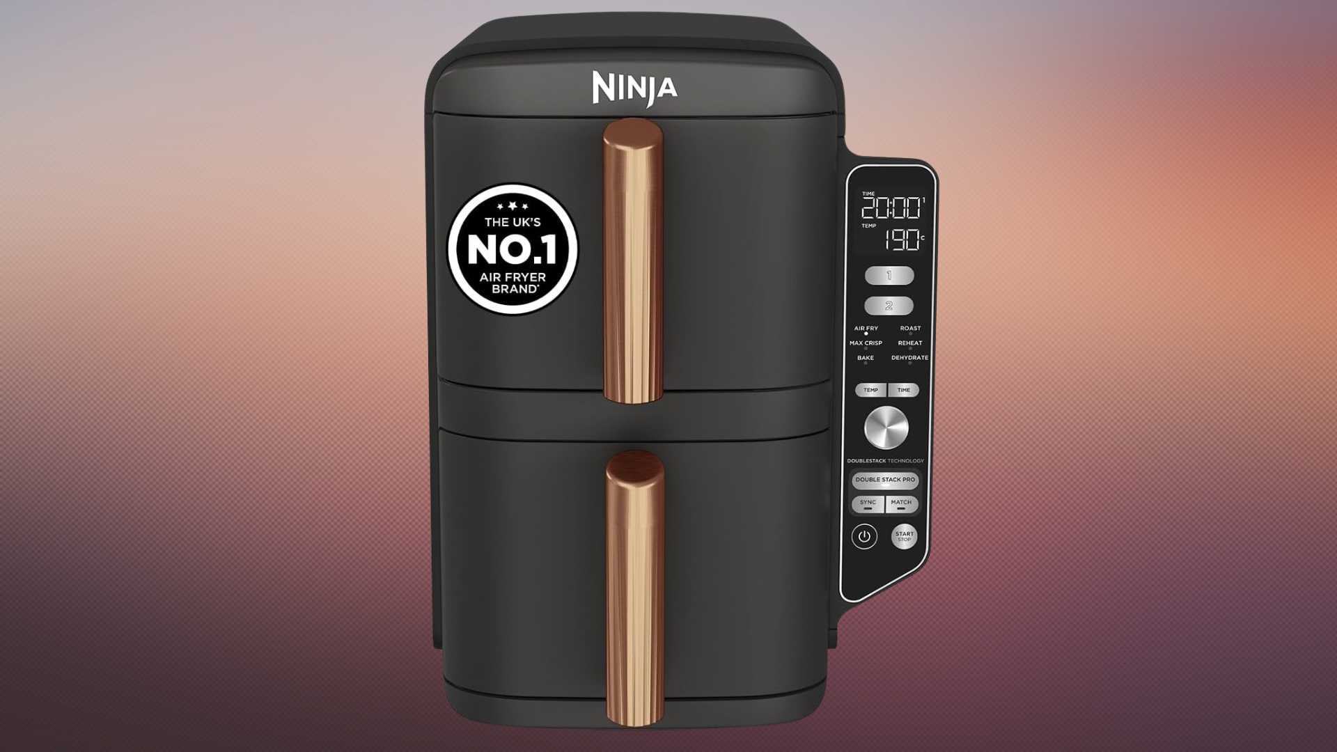Dernière chance d'acquérir la friteuse à air Ninja Double Stack XL 9,5 L à 26 % de réduction, l'offre se termine ce soir