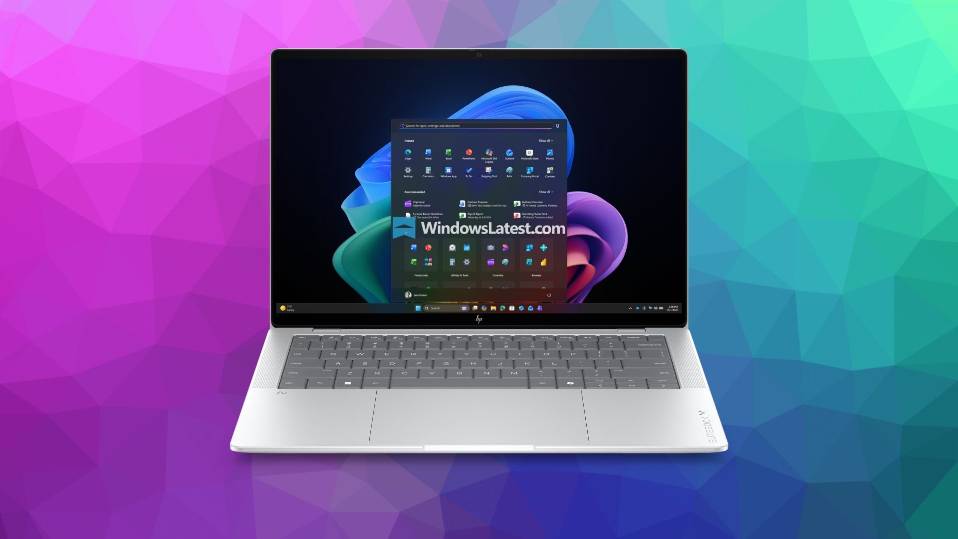 Voici un premier aperçu de la gamme d'ordinateurs portables HP CES 2026