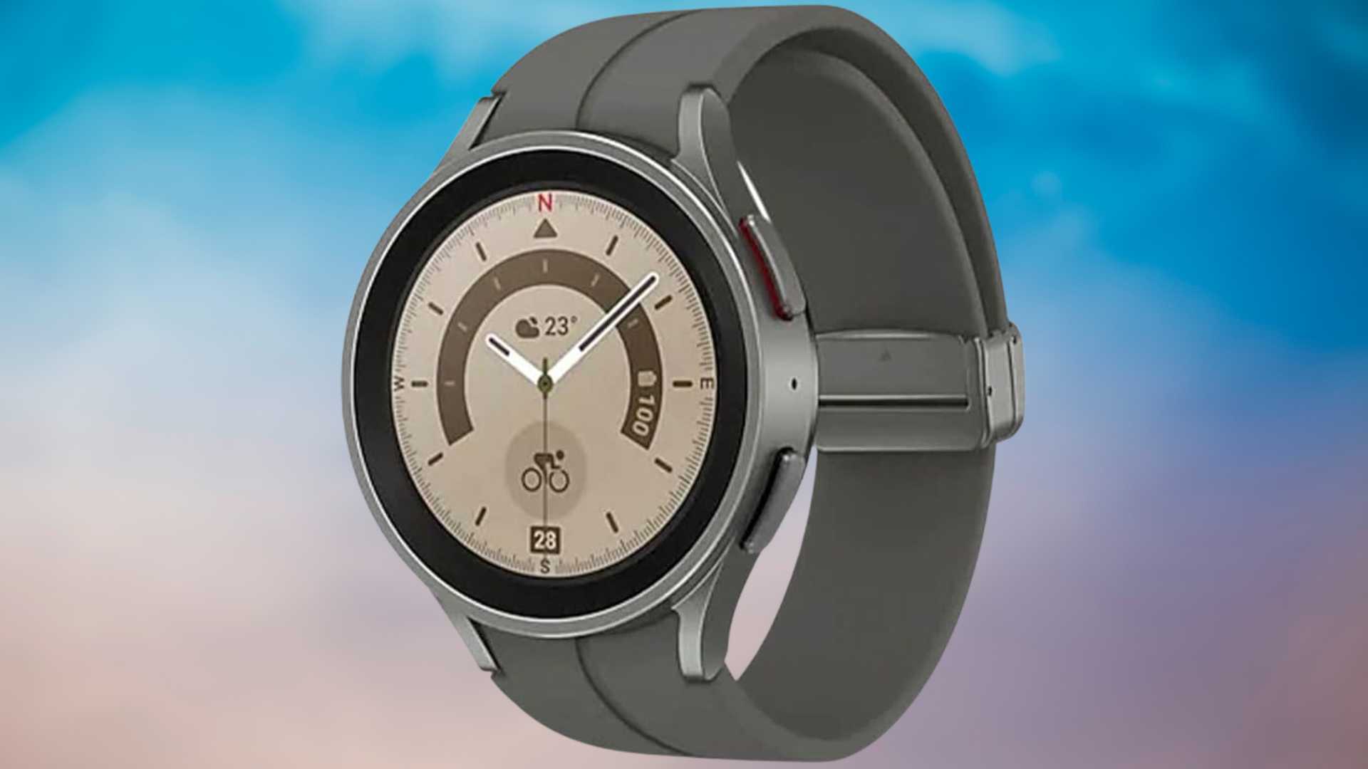 Achetez cette montre intelligente Galaxy Watch 5 Pro 45 mm remise à neuf pour moins de 50 £