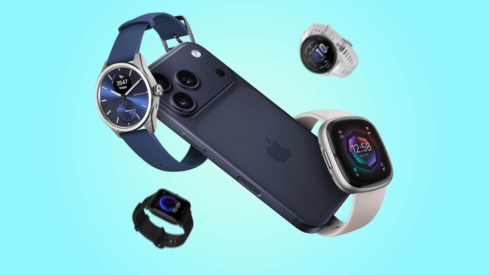 Chaque montre intelligente fonctionnant avec l'iPhone qui n'est pas une Apple Watch