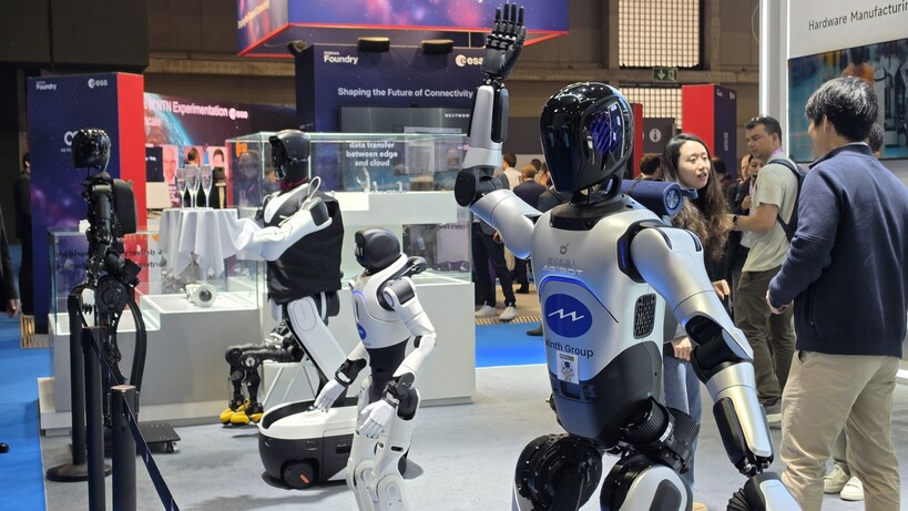 Des robots au MWC 2026 