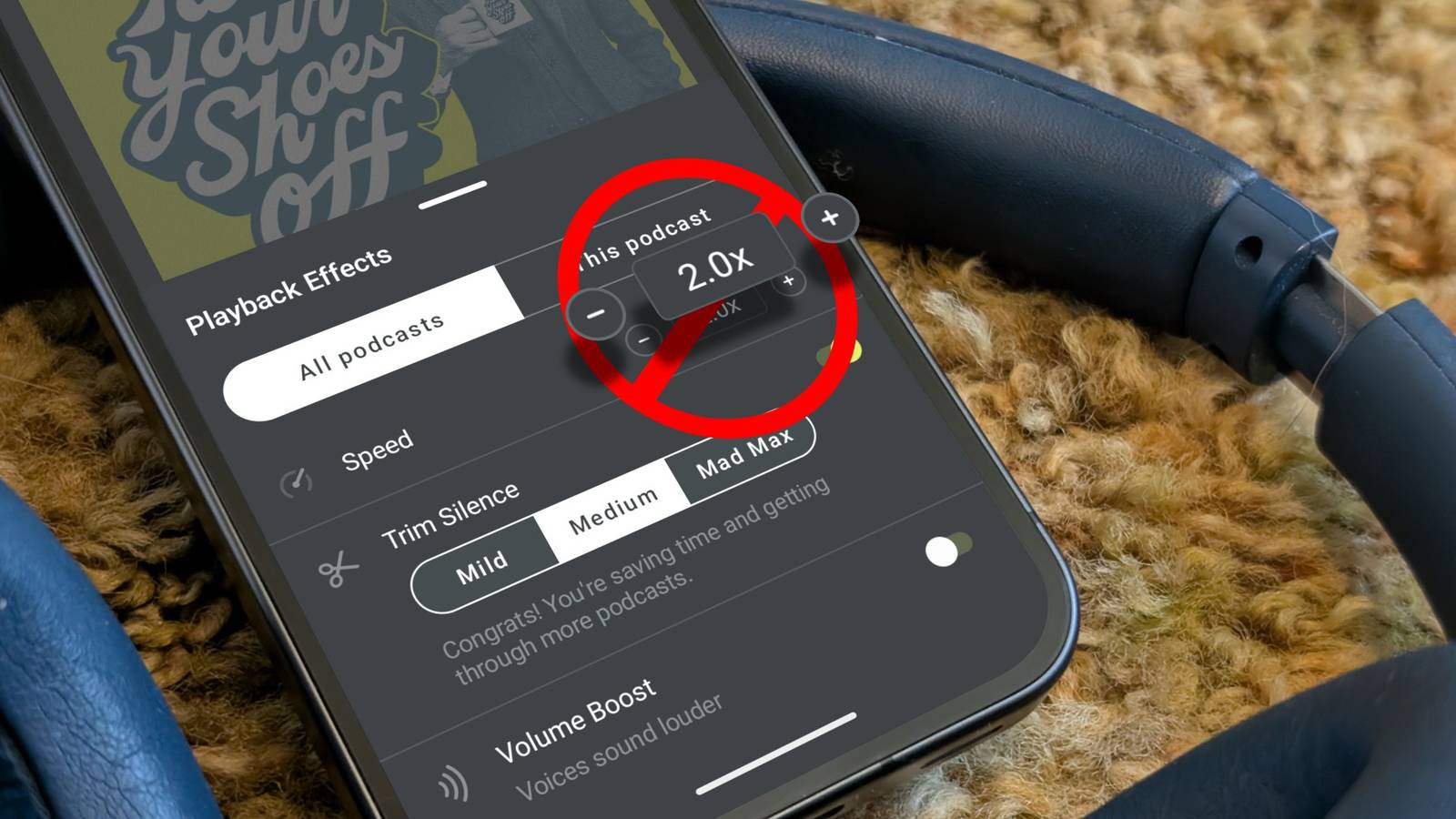 Arrêtez d'accélérer les podcasts et les livres audio