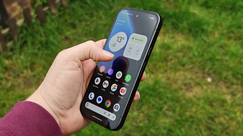 Écran d'accueil du Pixel 10a