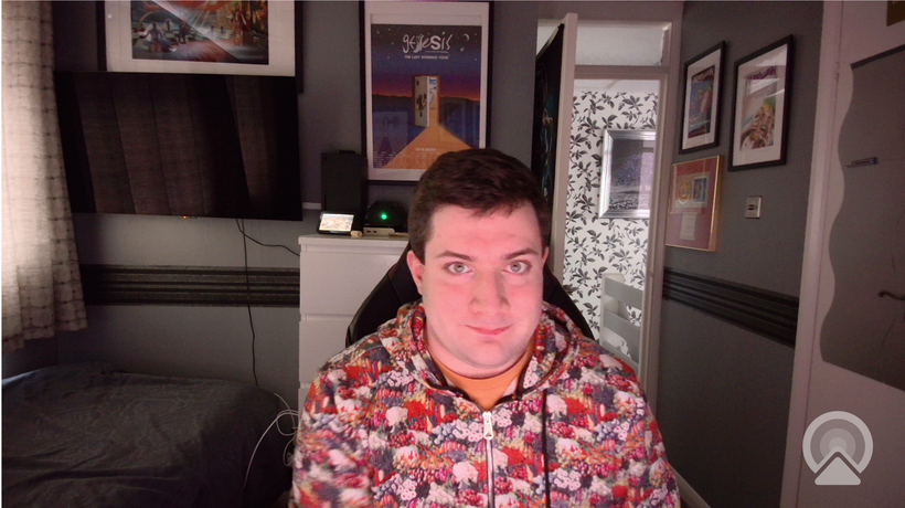 Échantillon de qualité d'image en faible luminosité du Razer Kiyo V2