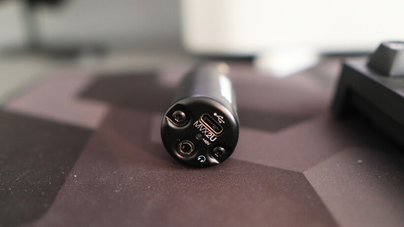 Port USB-C et prise casque - Shure MVX2U Gen 2