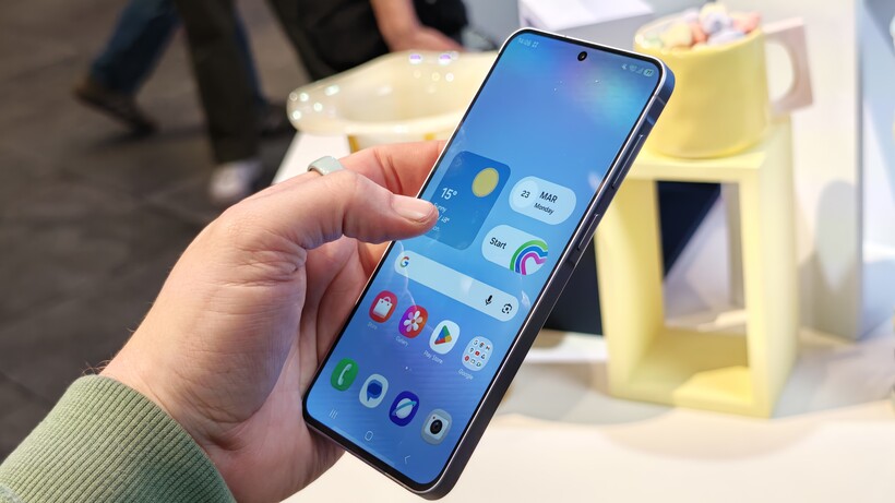 Affichage sur Samsung Galaxy A57