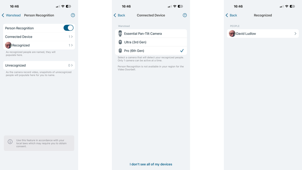 Reconnaissance de personne Arlo Pro 6 2K