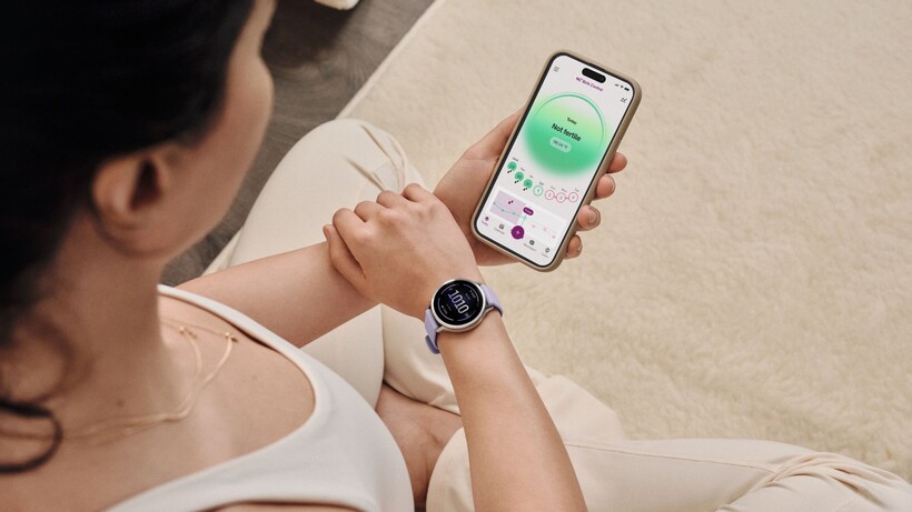 Application Garmin et Natural Cycles