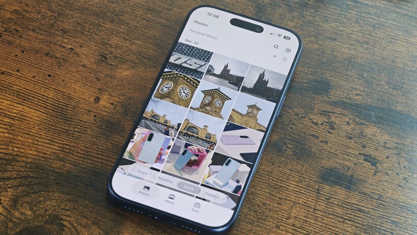 Photos sur l'application UGreen