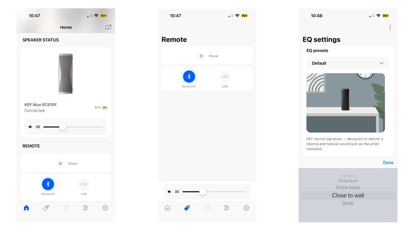 Application KEF Muo 2e génération