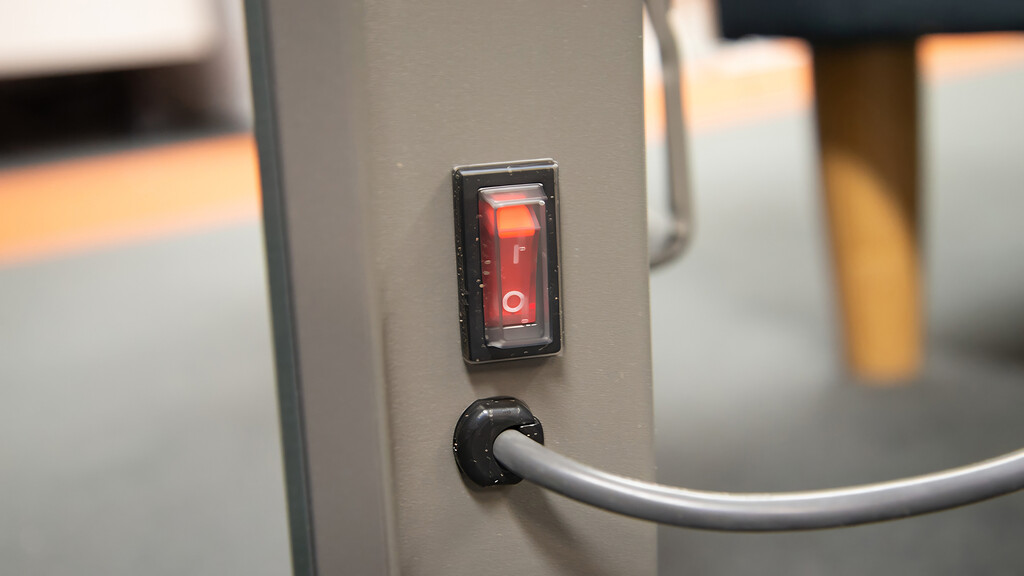 Interrupteur d'alimentation pour panneau chauffant en verre noir MasterPlug Auraline