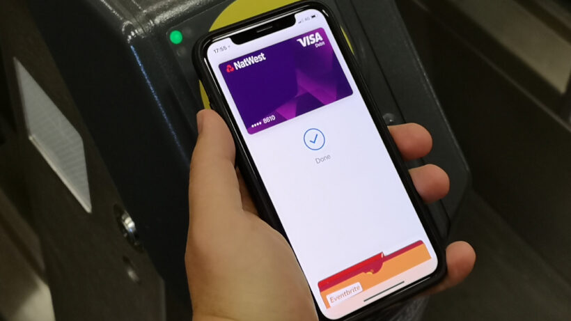 Paiement sans contact Apple Pay iPhone X