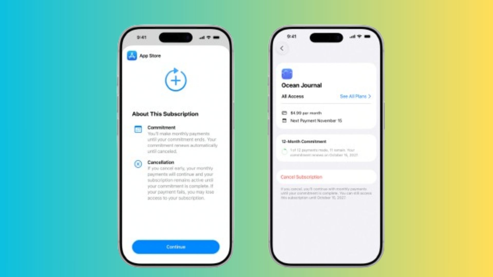 Apple teste les abonnements de 12 mois avec paiements mensuels