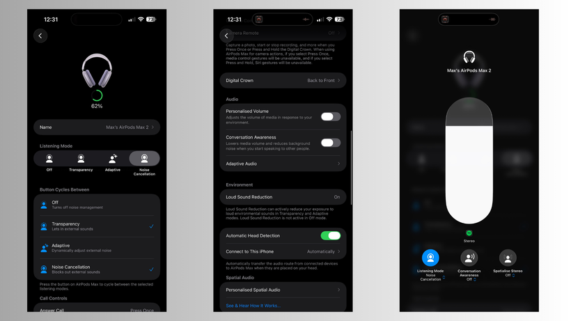 airpods max 2 commandes anc