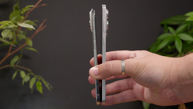 iPhone Air - côte à côte avec le S25 Edge